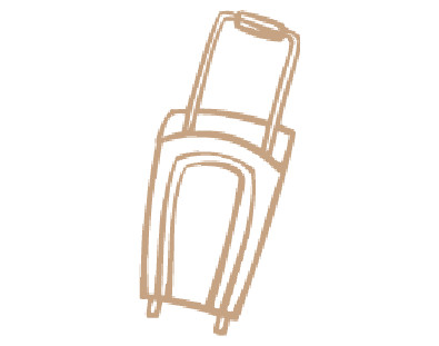 Illustration eines Koffers