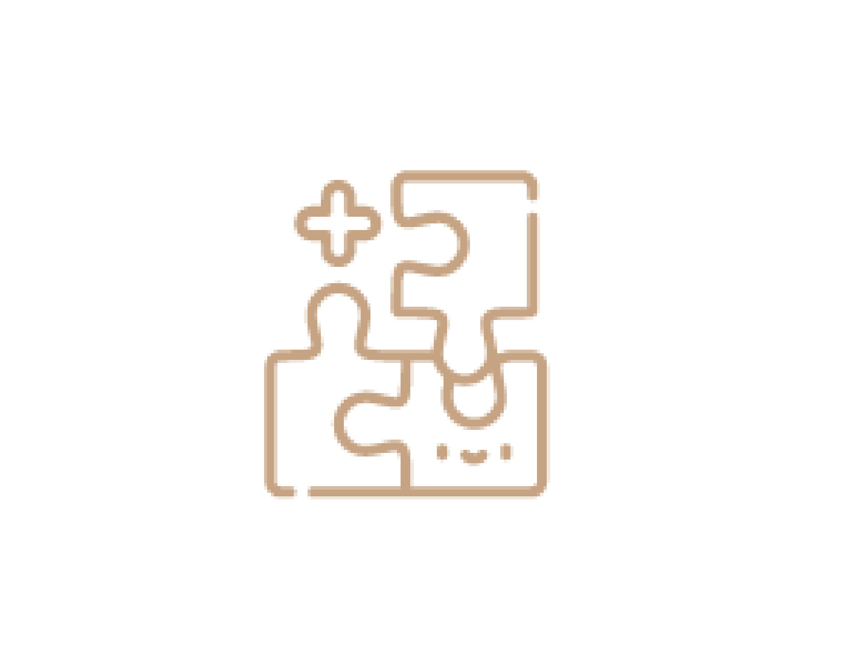 Illustration eines Puzzles.