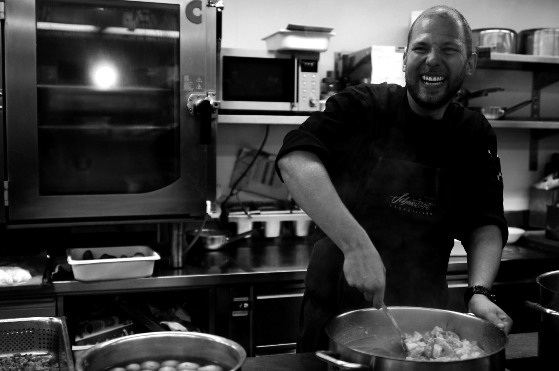 Küchenchef in der Küche