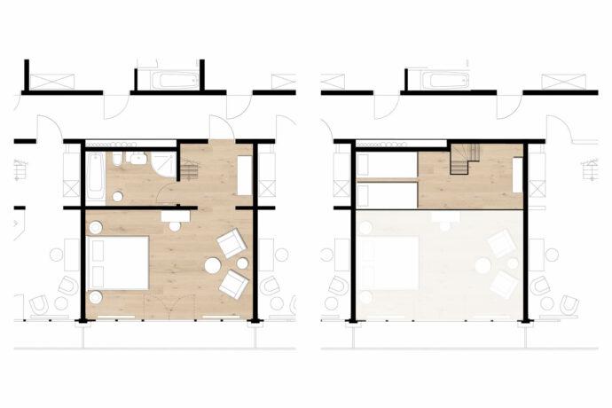 Grundriss Belle Etage Familienzimmer